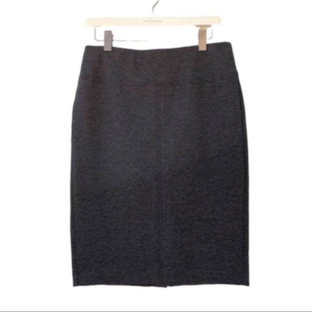 Ann Taylor Classic Gray Stretch Pencil Skirt Size 6